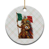 Legendary Mexican Soccer Warrior Pride Ceramic Ornament