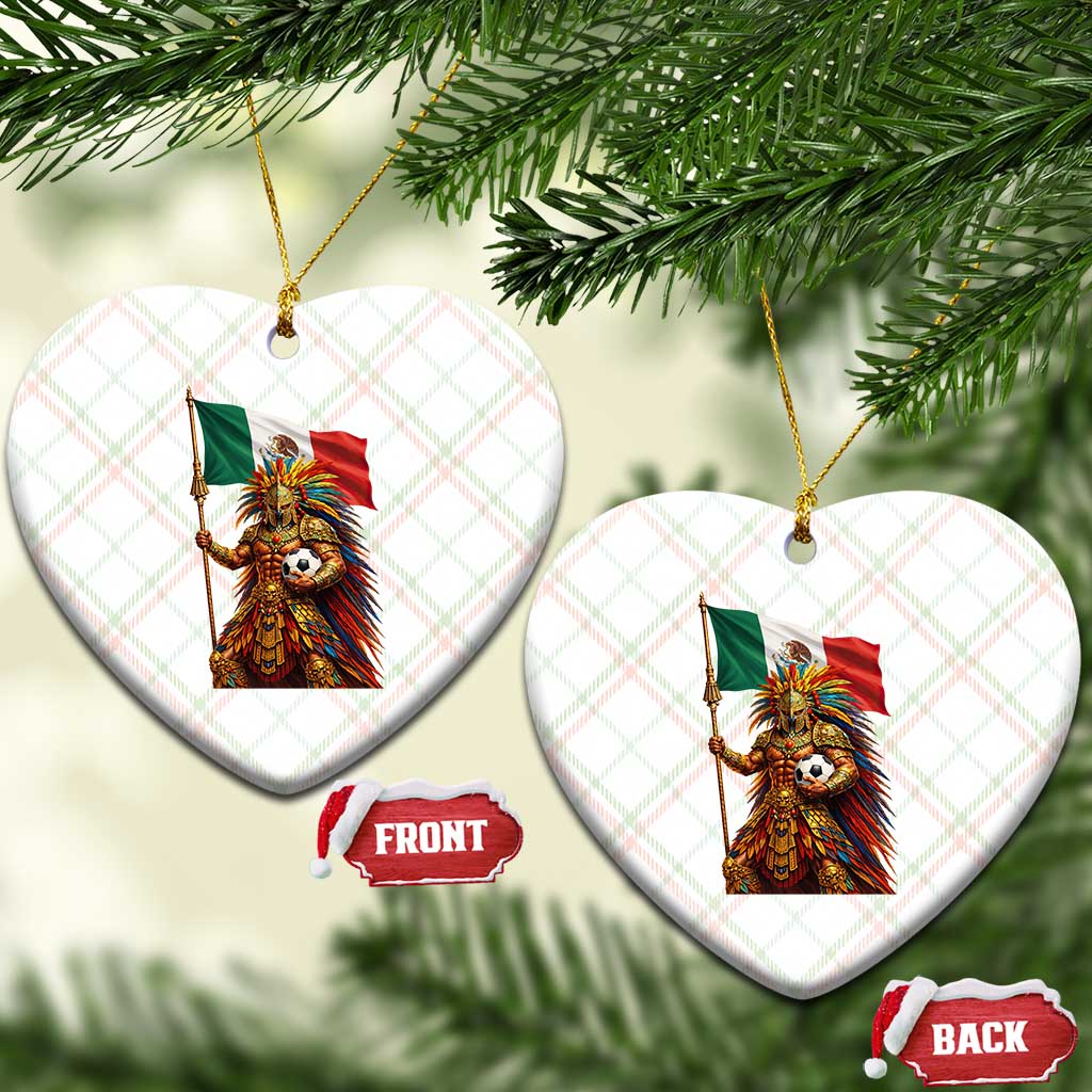 Legendary Mexican Soccer Warrior Pride Ceramic Ornament
