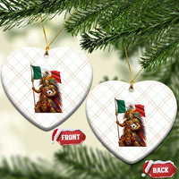 Legendary Mexican Soccer Warrior Pride Ceramic Ornament