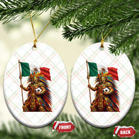 Legendary Mexican Soccer Warrior Pride Ceramic Ornament