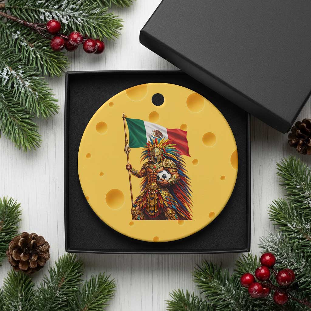 Legendary Mexican Soccer Warrior Pride Ceramic Ornament