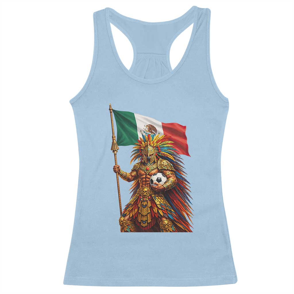 Legendary Mexican Soccer Warrior Pride Racerback Tank Top
