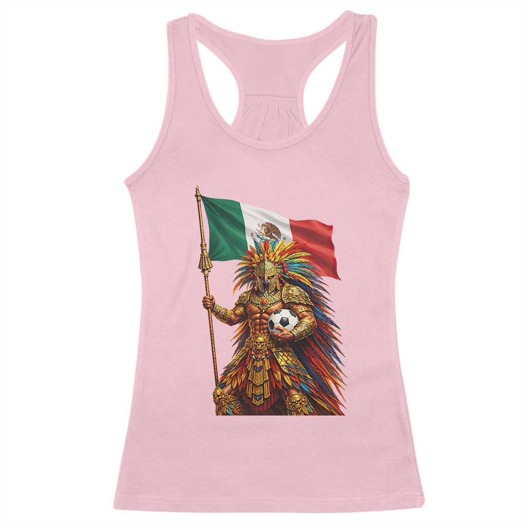 Legendary Mexican Soccer Warrior Pride Racerback Tank Top