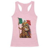 Legendary Mexican Soccer Warrior Pride Racerback Tank Top