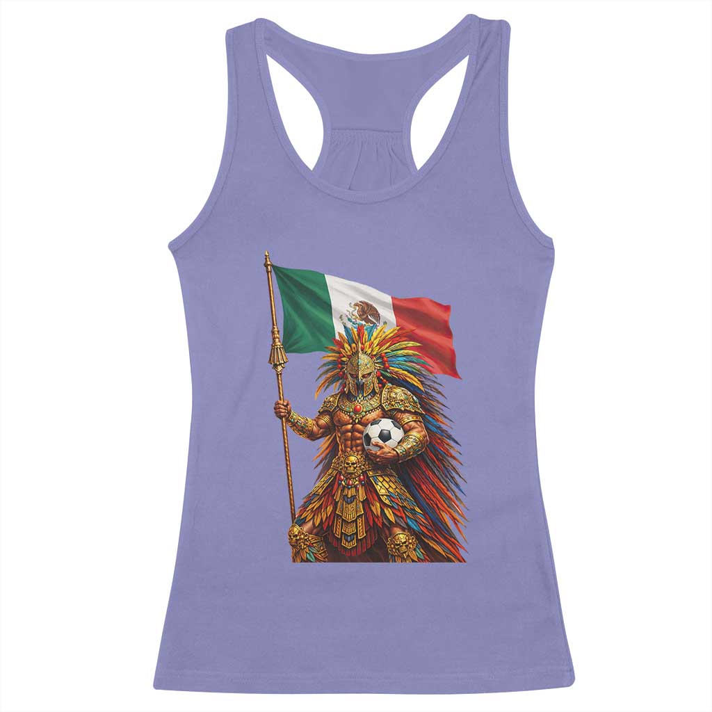 Legendary Mexican Soccer Warrior Pride Racerback Tank Top