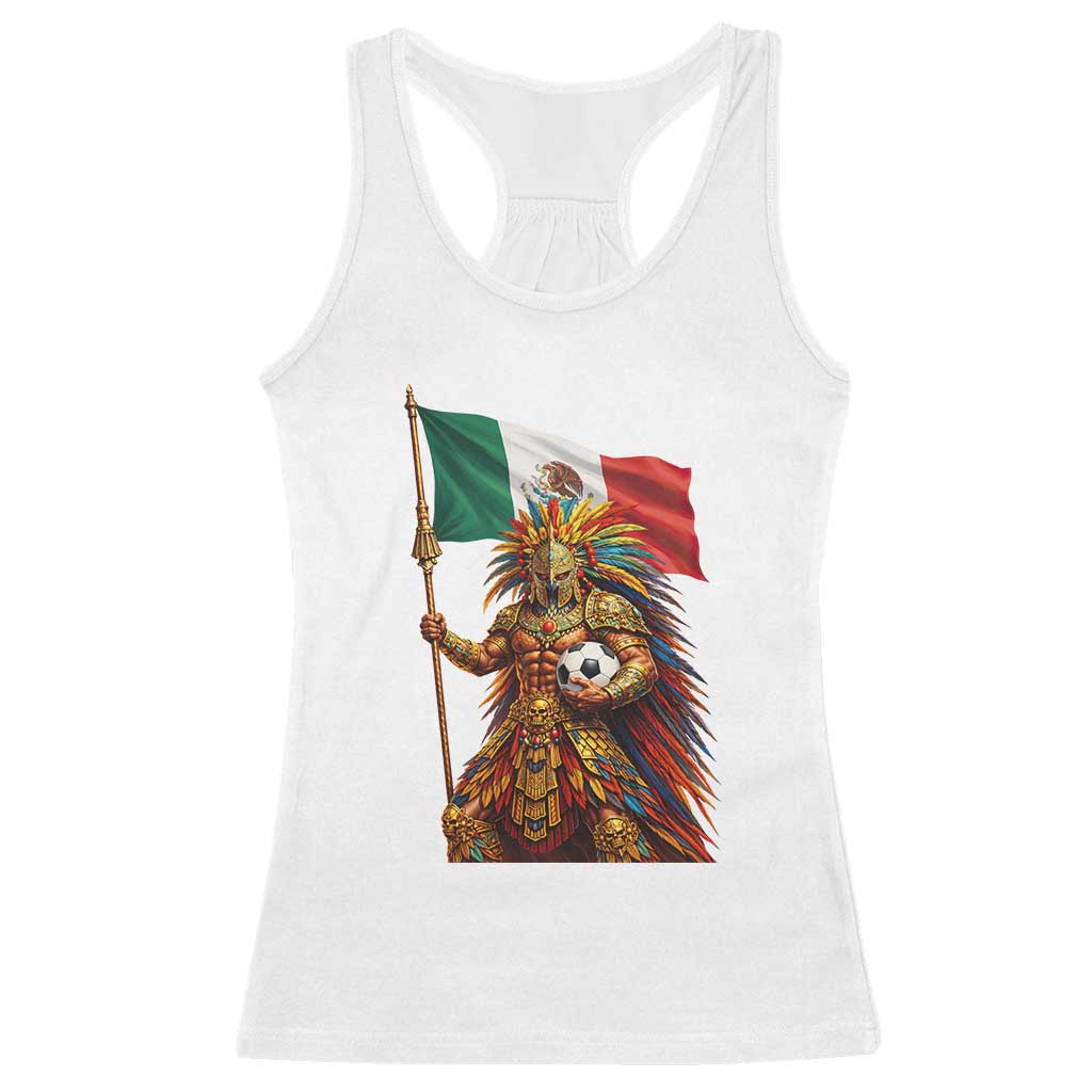 Legendary Mexican Soccer Warrior Pride Racerback Tank Top