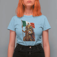 Legendary Mexican Soccer Warrior Pride T Shirt For Women