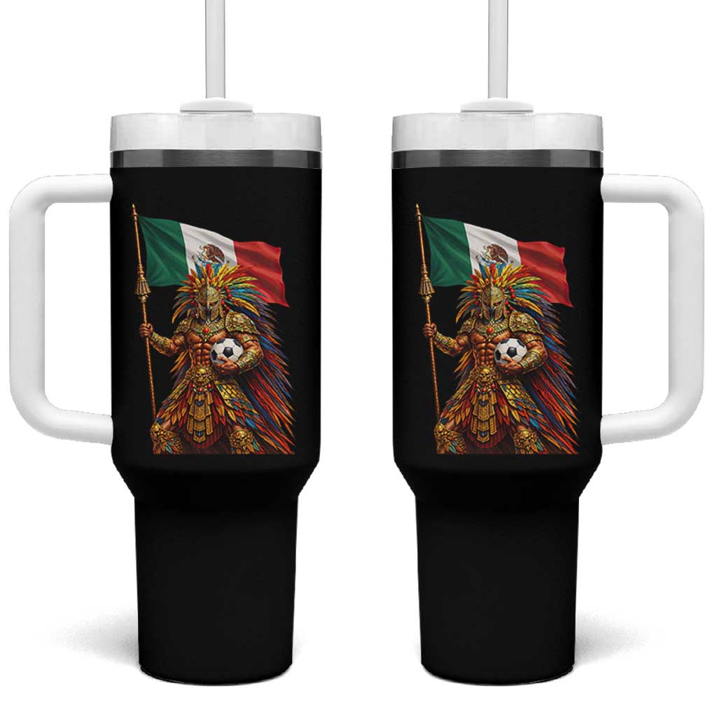 Legendary Mexican Soccer Warrior Pride Tumbler With Handle