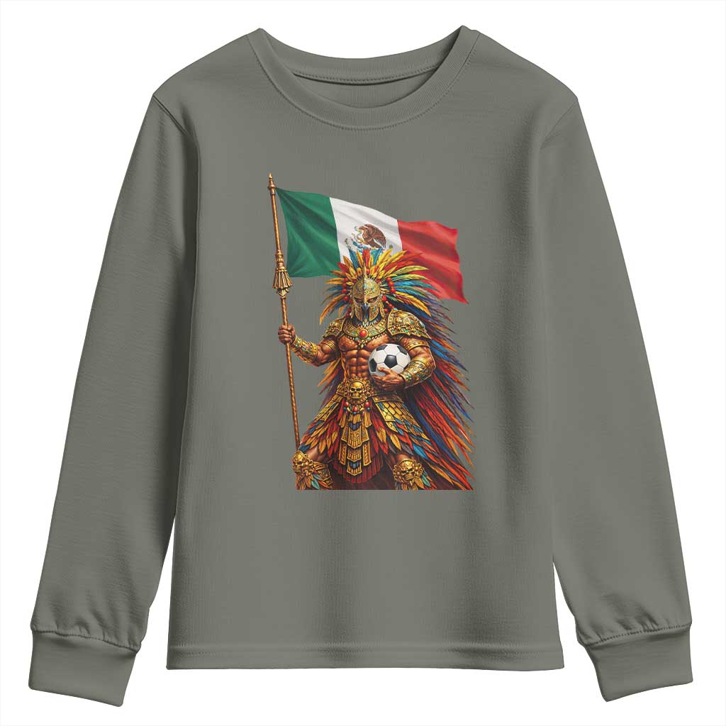 Legendary Mexican Soccer Warrior Pride Youth Sweatshirt