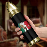 Aztec Warrior Playing Soccer Bullet Tumbler Mexican Pride Football Fan Gift