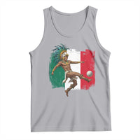 Aztec Warrior Playing Soccer Tank Top Mexican Pride Football Fan Gift