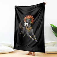 Xolo Dog Soccer Aztec Mexican Fan Gift Throw Blanket