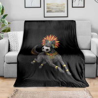 Xolo Dog Soccer Aztec Mexican Fan Gift Throw Blanket