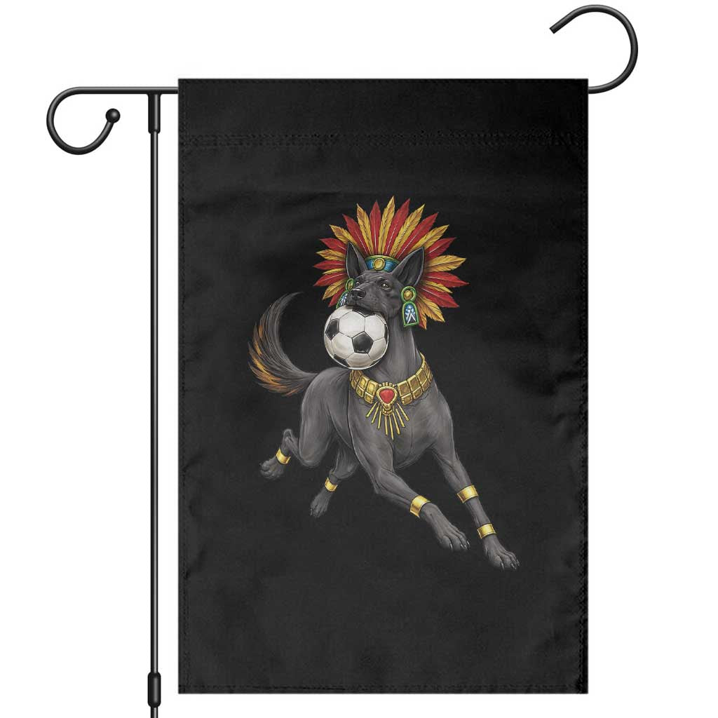 Xolo Dog Soccer Aztec Mexican Fan Gift Garden Flag