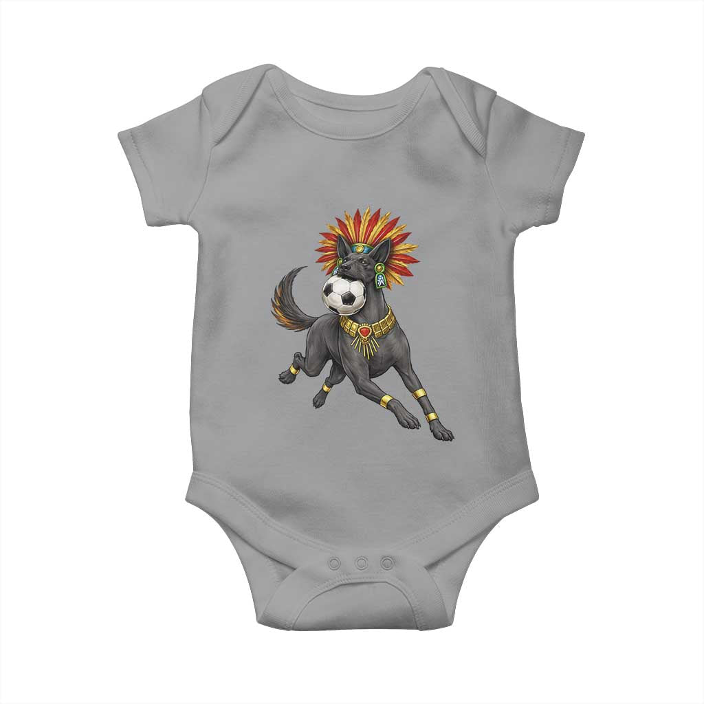 Xolo Dog Soccer Aztec Mexican Fan Gift Baby Onesie
