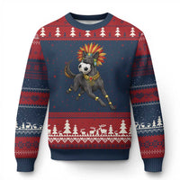 Xolo Dog Soccer Aztec Mexican Fan Gift Ugly Christmas Sweater