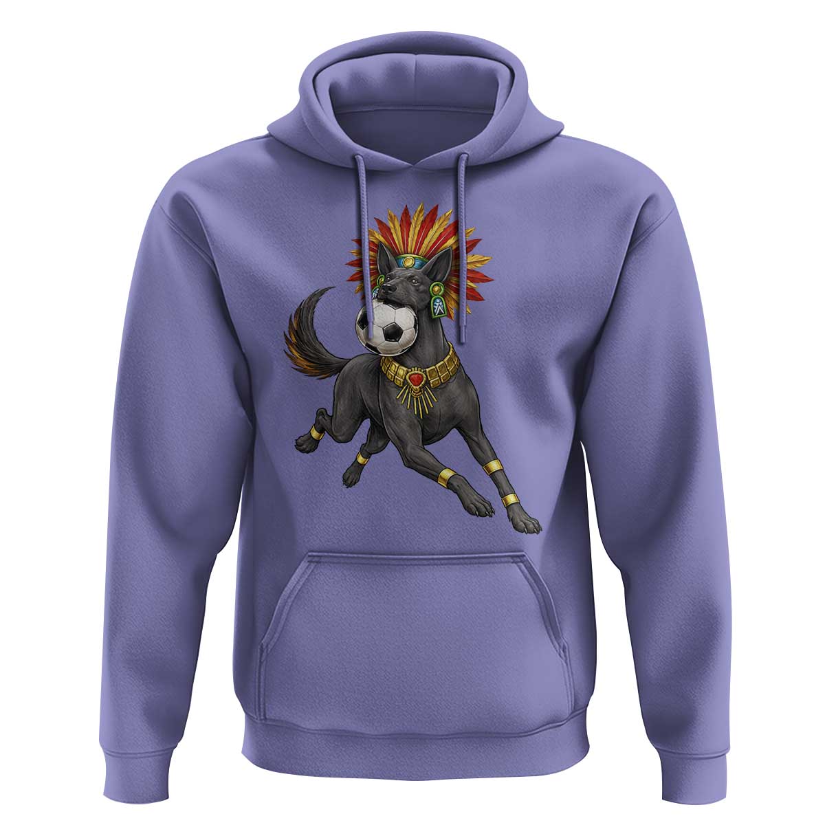 Xolo Dog Soccer Aztec Mexican Fan Gift Hoodie