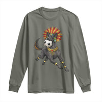 Xolo Dog Soccer Aztec Mexican Fan Gift Long Sleeve Shirt
