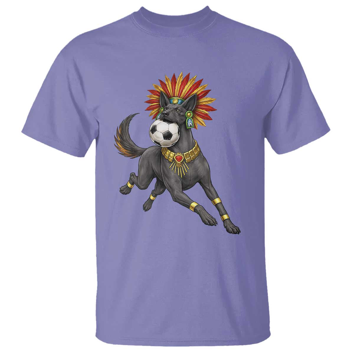 Xolo Dog Soccer Aztec Mexican Fan Gift T Shirt