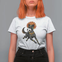 Xolo Dog Soccer Aztec Mexican Fan Gift T Shirt For Women