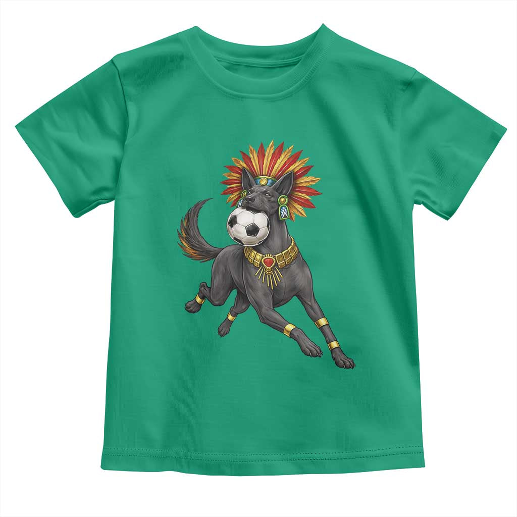 Xolo Dog Soccer Aztec Mexican Fan Gift Toddler T Shirt