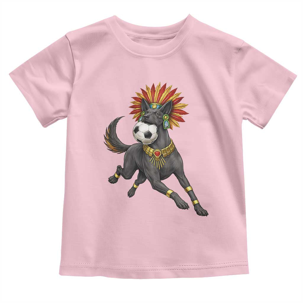 Xolo Dog Soccer Aztec Mexican Fan Gift Toddler T Shirt
