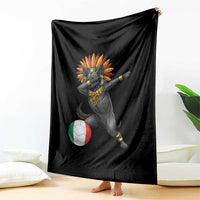Aztec Xolo Dog Soccer Throw Blanket Mexican Heritage Fan Gift