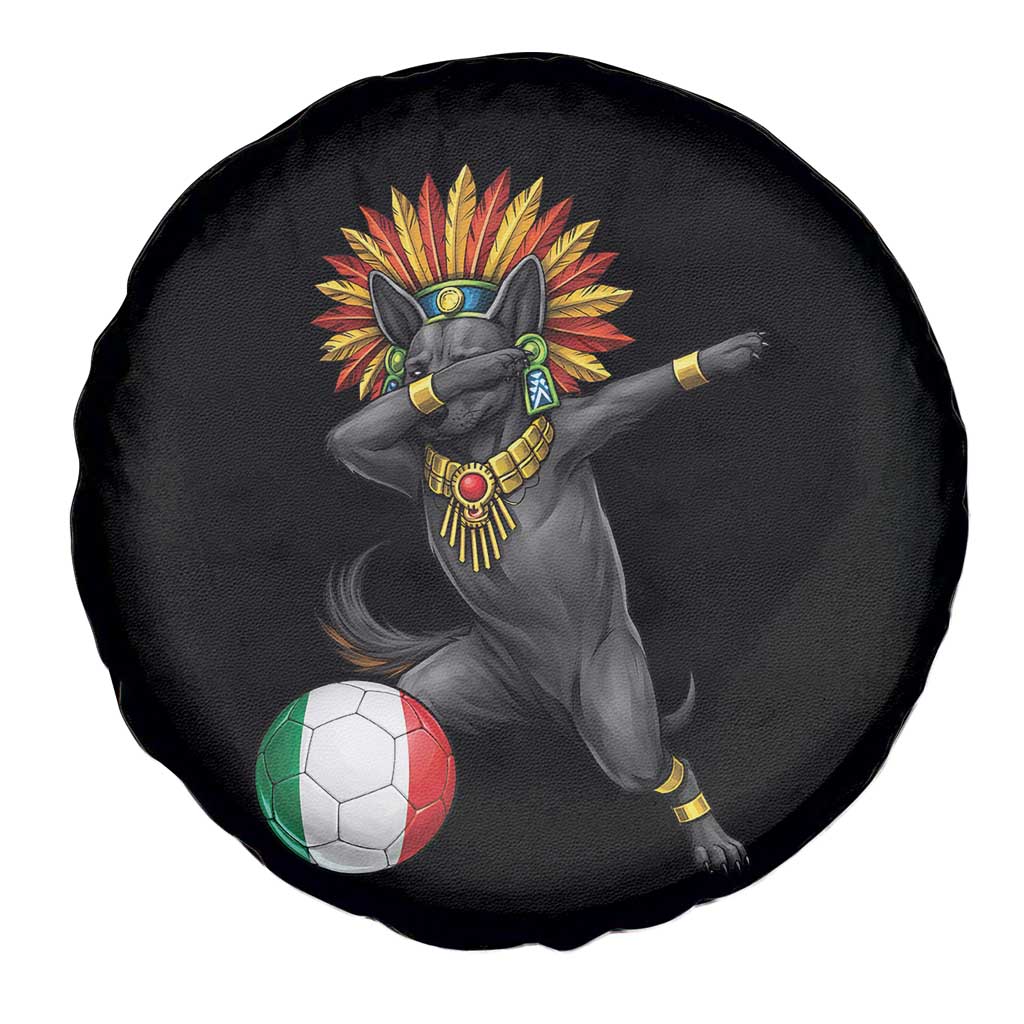 Aztec Xolo Dog Soccer Spare Tire Cover Mexican Heritage Fan Gift