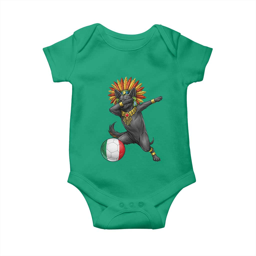 Aztec Xolo Dog Soccer Baby Onesie Mexican Heritage Fan Gift