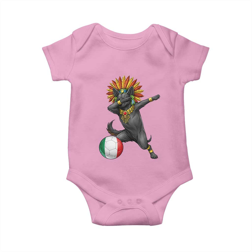 Aztec Xolo Dog Soccer Baby Onesie Mexican Heritage Fan Gift