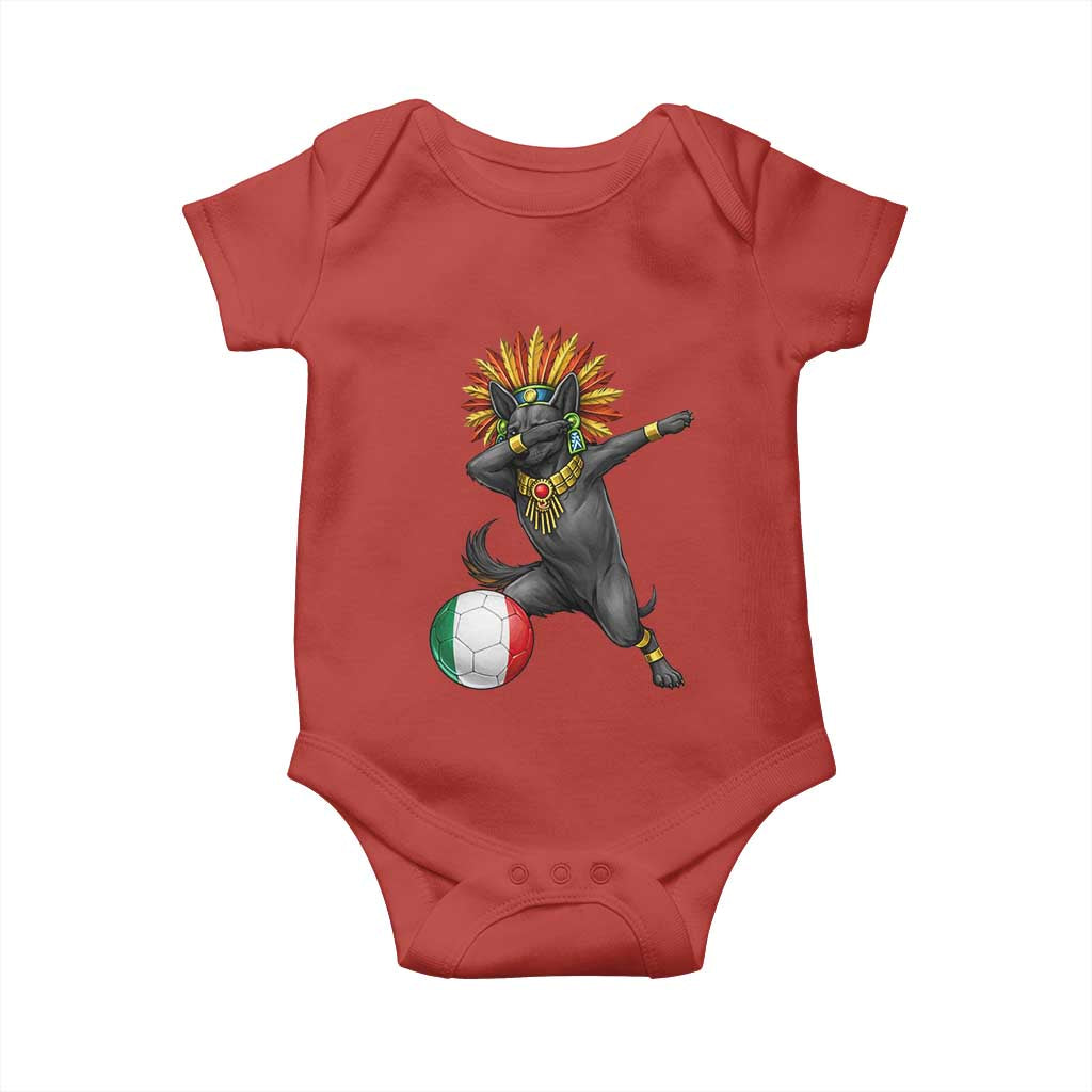 Aztec Xolo Dog Soccer Baby Onesie Mexican Heritage Fan Gift
