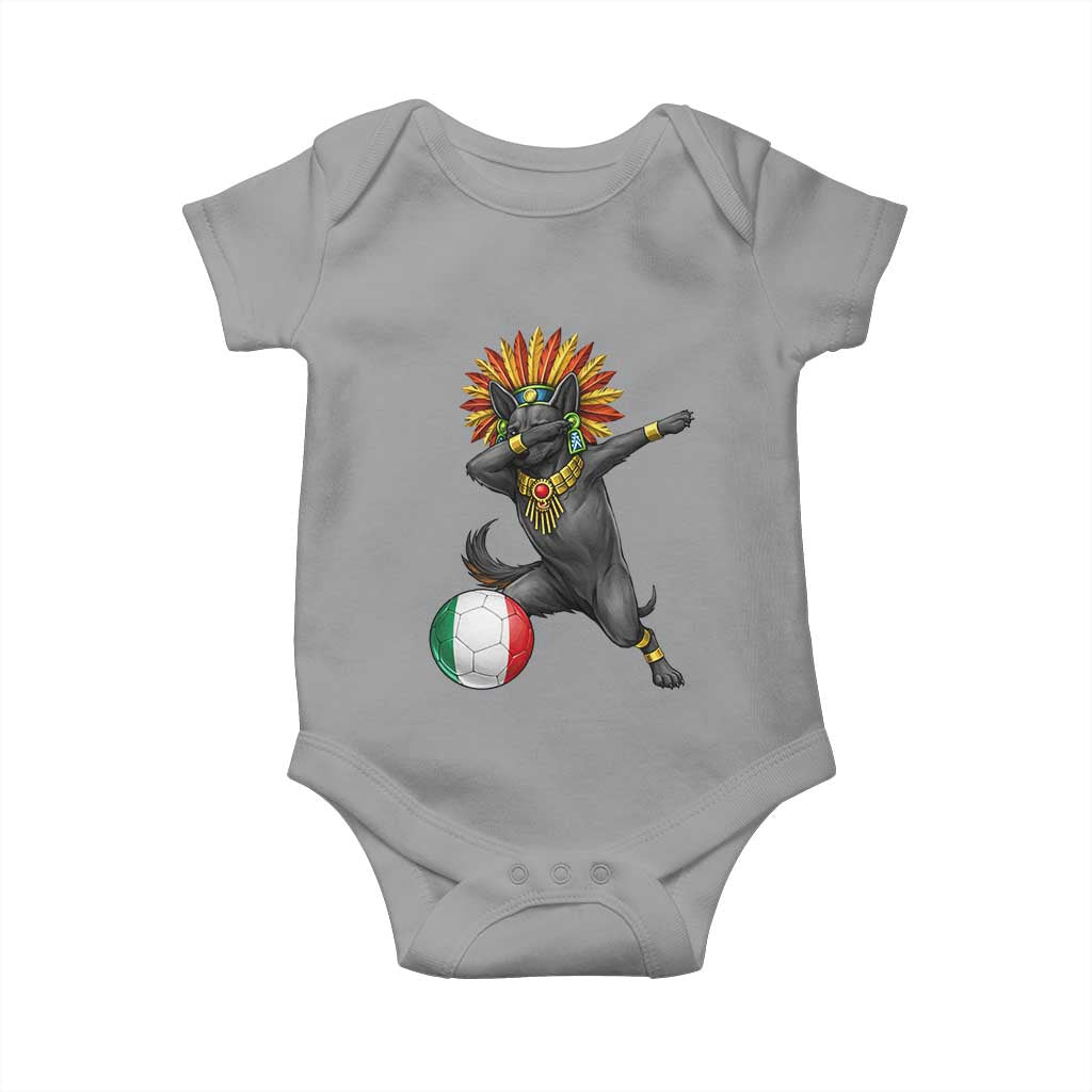 Aztec Xolo Dog Soccer Baby Onesie Mexican Heritage Fan Gift