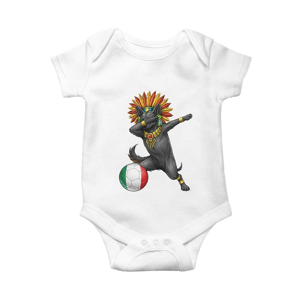 Aztec Xolo Dog Soccer Baby Onesie Mexican Heritage Fan Gift