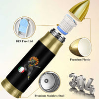 Aztec Xolo Dog Soccer Bullet Tumbler Mexican Heritage Fan Gift
