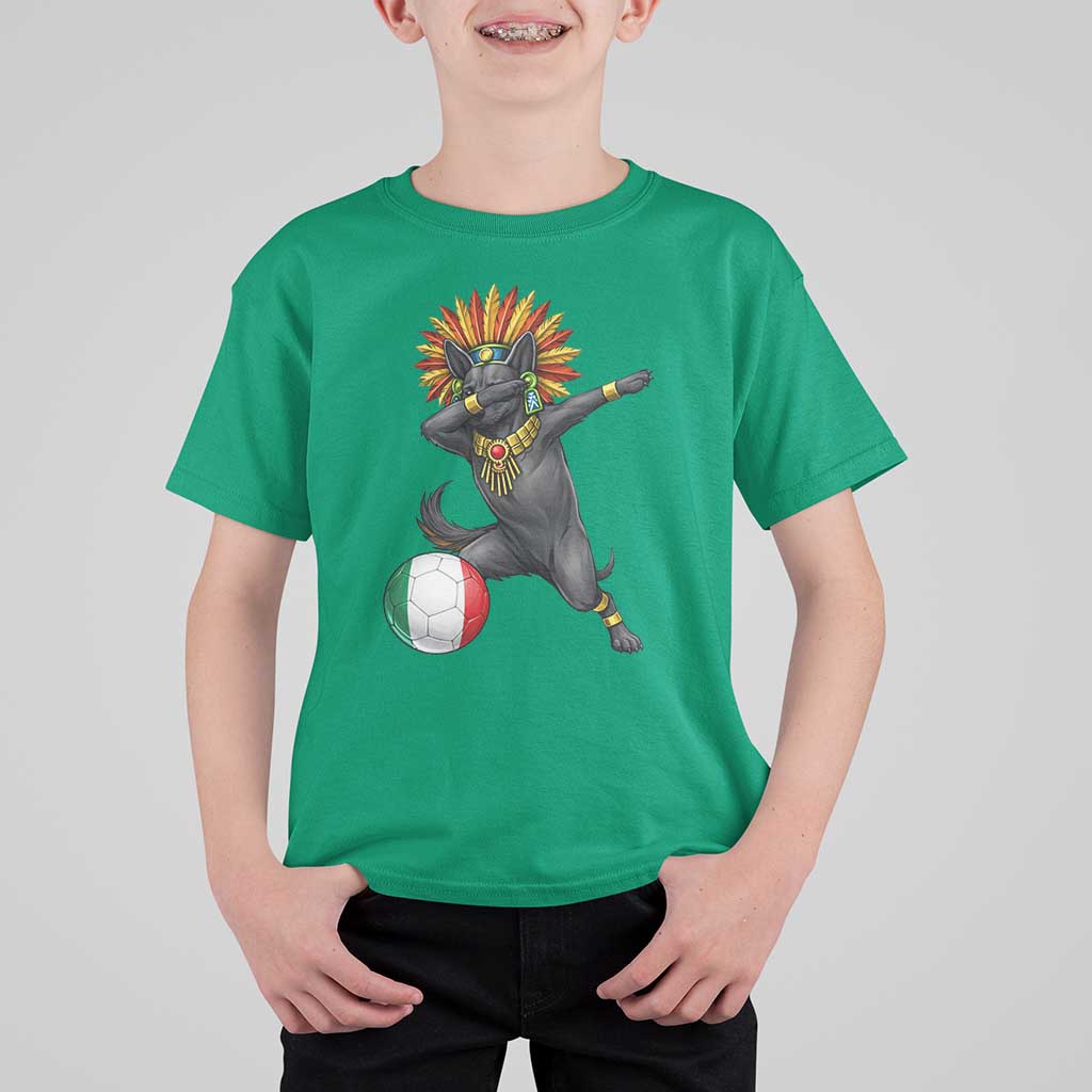 Aztec Xolo Dog Soccer T Shirt For Kid Mexican Heritage Fan Gift