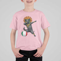Aztec Xolo Dog Soccer T Shirt For Kid Mexican Heritage Fan Gift