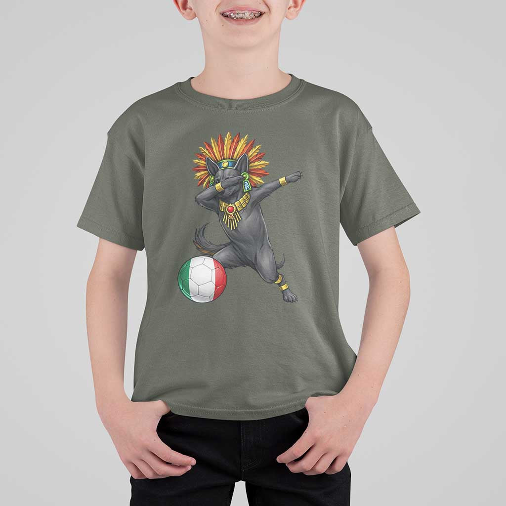 Aztec Xolo Dog Soccer T Shirt For Kid Mexican Heritage Fan Gift