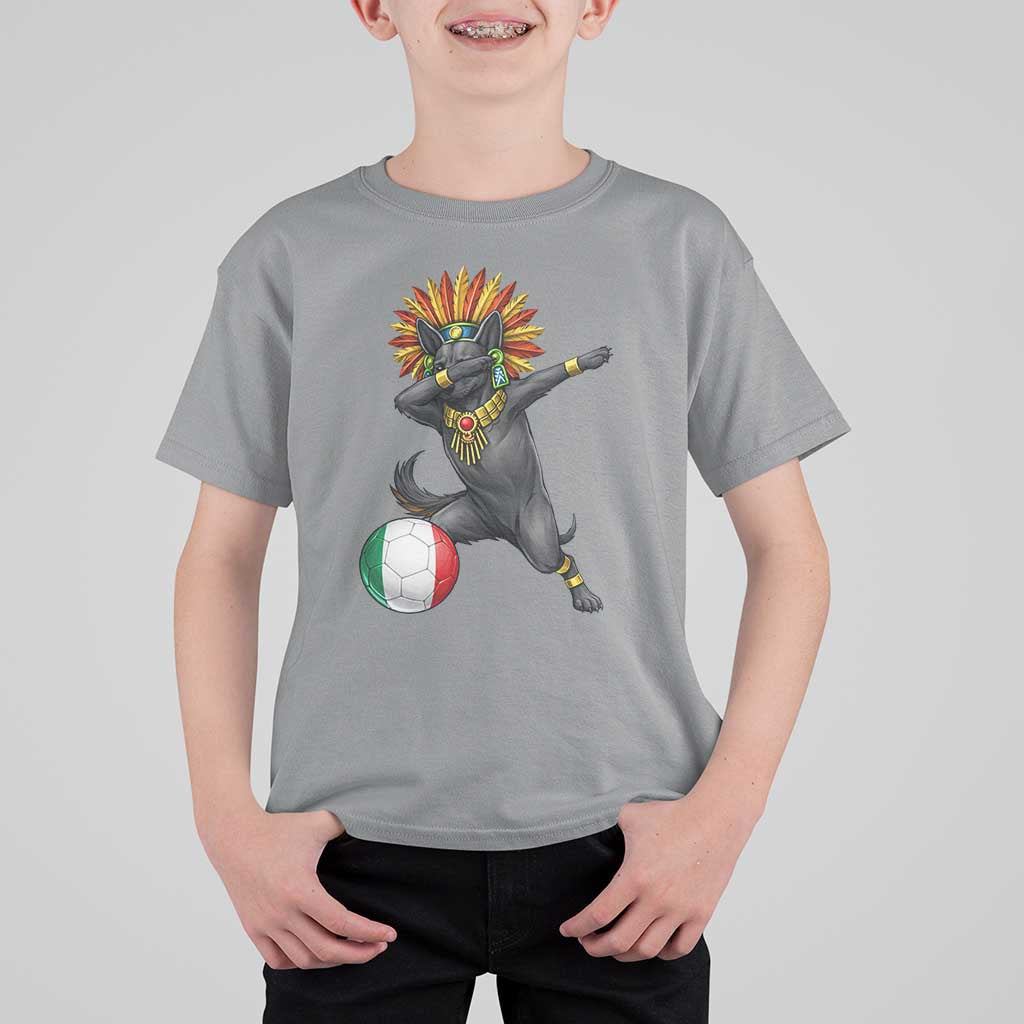Aztec Xolo Dog Soccer T Shirt For Kid Mexican Heritage Fan Gift
