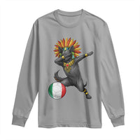 Aztec Xolo Dog Soccer Long Sleeve Shirt Mexican Heritage Fan Gift