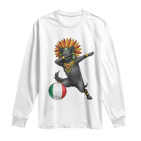 Aztec Xolo Dog Soccer Long Sleeve Shirt Mexican Heritage Fan Gift