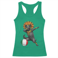 Aztec Xolo Dog Soccer Racerback Tank Top Mexican Heritage Fan Gift