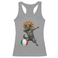Aztec Xolo Dog Soccer Racerback Tank Top Mexican Heritage Fan Gift