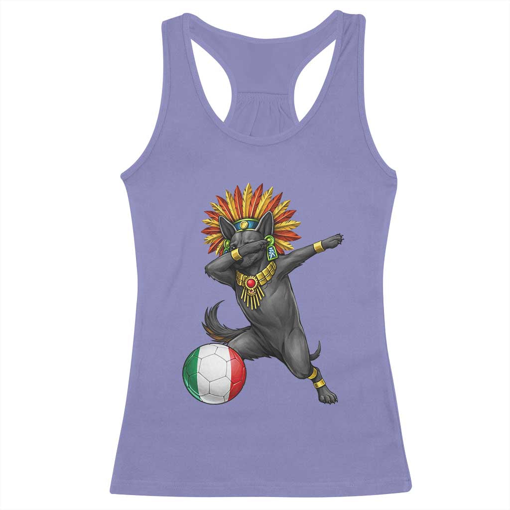 Aztec Xolo Dog Soccer Racerback Tank Top Mexican Heritage Fan Gift