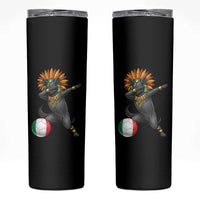 Aztec Xolo Dog Soccer Skinny Tumbler Mexican Heritage Fan Gift