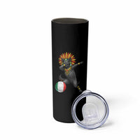 Aztec Xolo Dog Soccer Skinny Tumbler Mexican Heritage Fan Gift