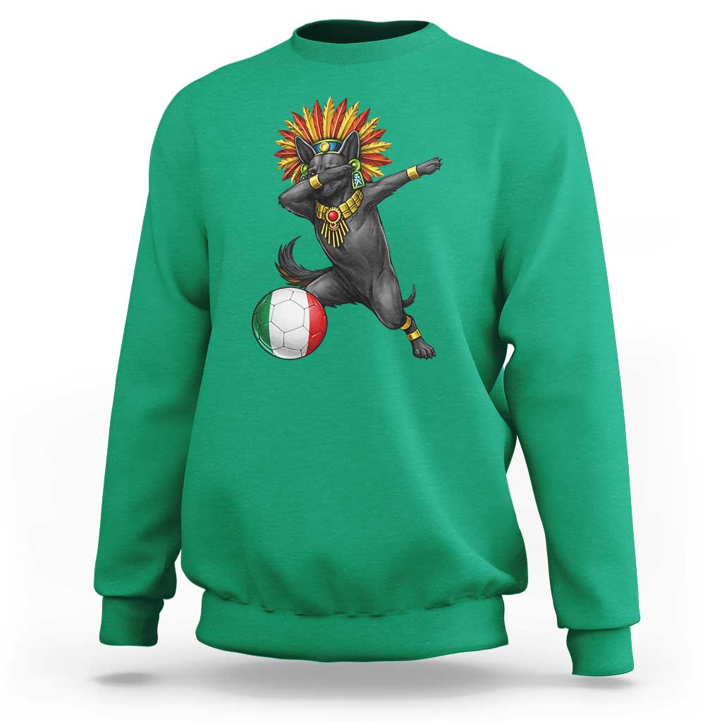 Aztec Xolo Dog Soccer Sweatshirt Mexican Heritage Fan Gift
