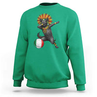 Aztec Xolo Dog Soccer Sweatshirt Mexican Heritage Fan Gift