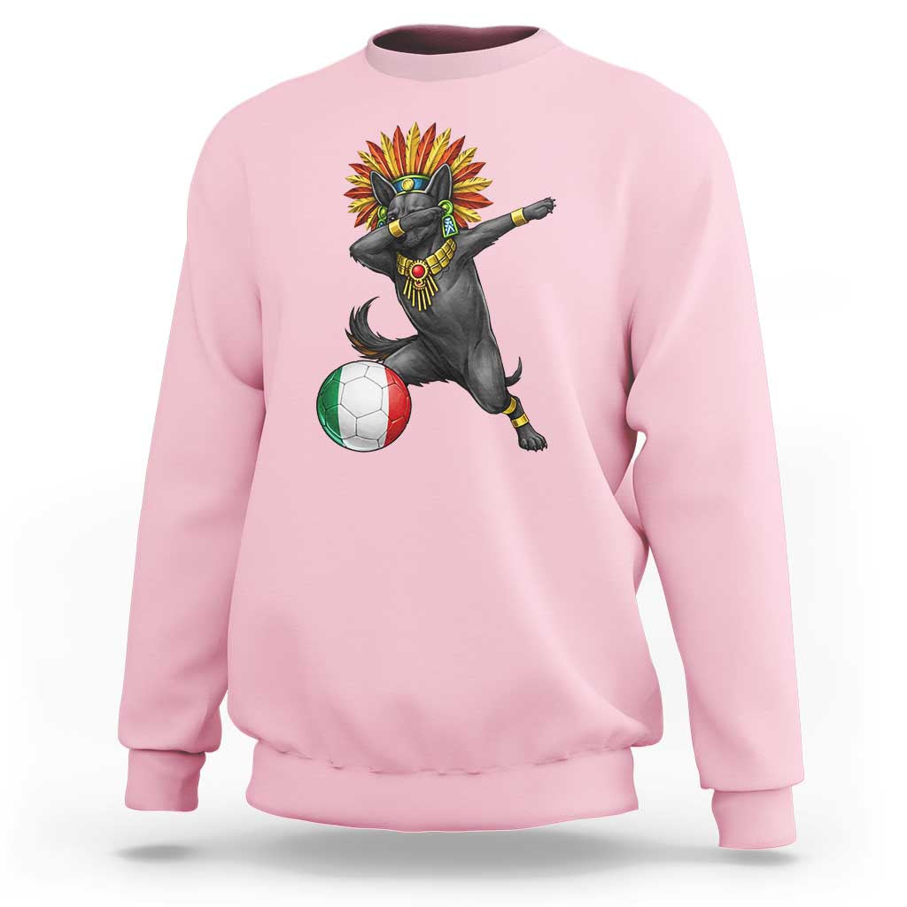 Aztec Xolo Dog Soccer Sweatshirt Mexican Heritage Fan Gift