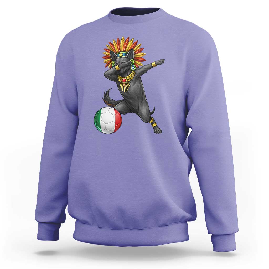 Aztec Xolo Dog Soccer Sweatshirt Mexican Heritage Fan Gift