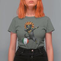Aztec Xolo Dog Soccer T Shirt For Women Mexican Heritage Fan Gift